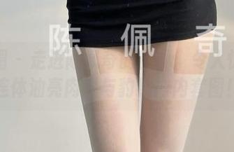 微密圈 – 走进陈佩奇的世界：令人惊叹的连体油亮肉丝与豹纹内内套图！